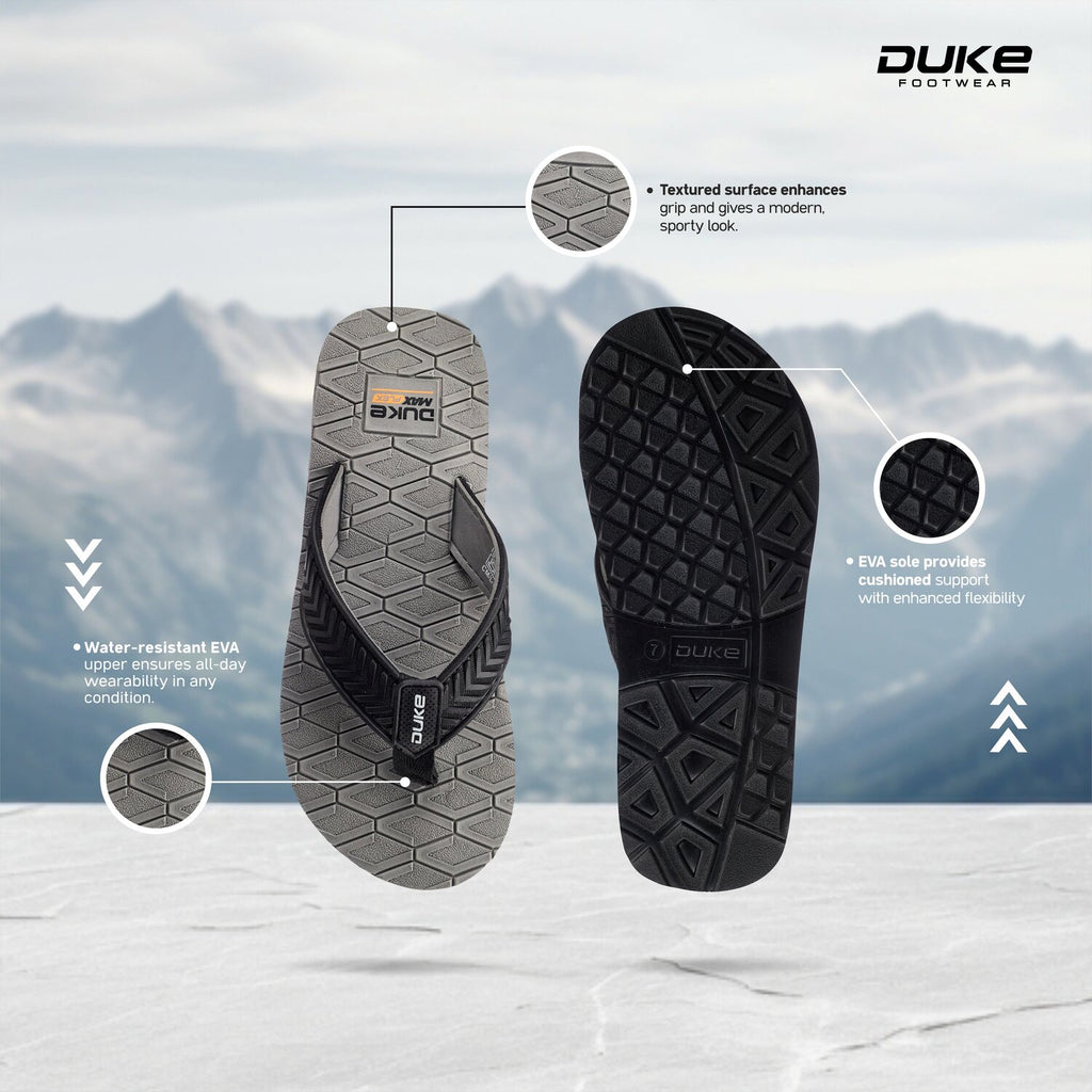 Duke Mens Hexagrip Flip-Flops (FWC6217)
