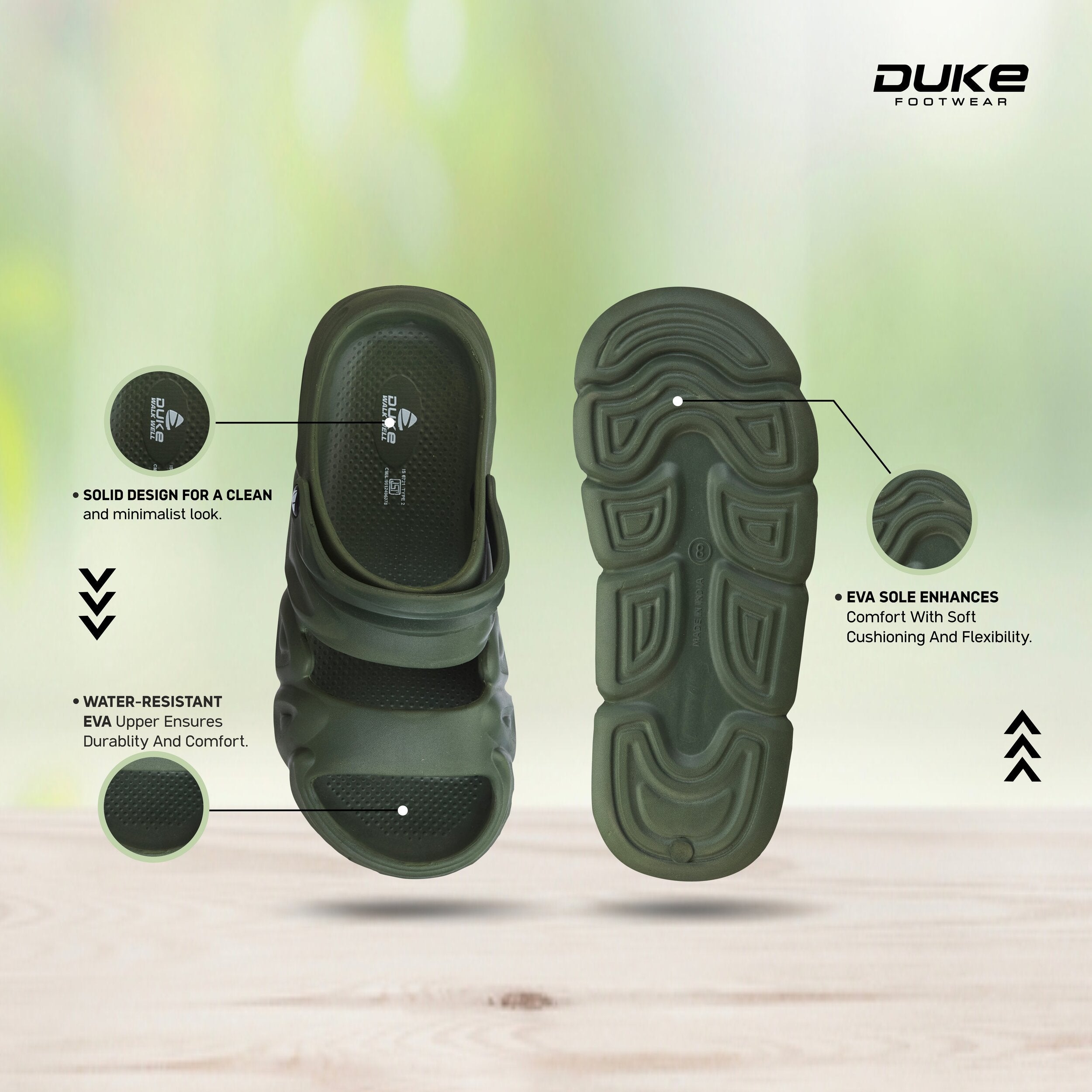 Duke Mens Aerowave Clogs  (FWC6205)