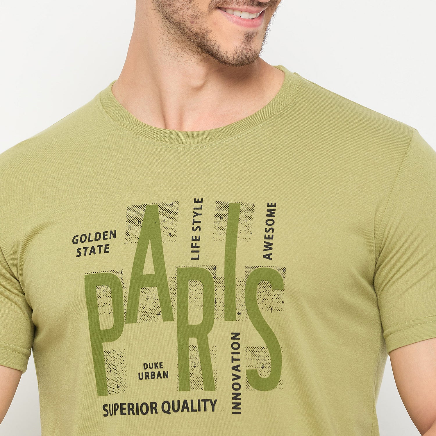 Duke Urban Men Half Sleeve Cotton Pack of 3 T-shirts  (ONSDVP42)