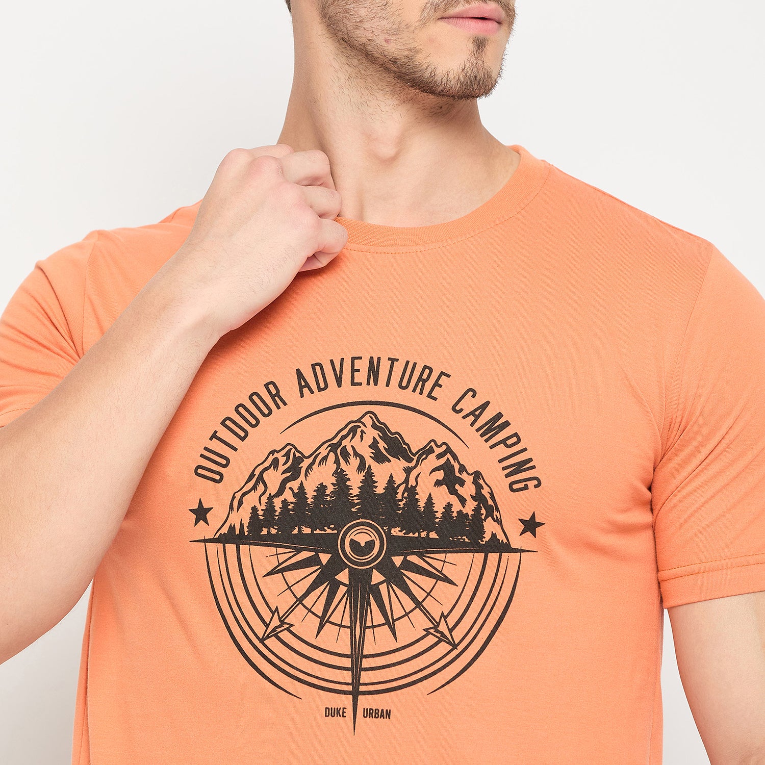 Duke Urban Men Half Sleeve Cotton Pack of 3 T-shirts  (ONSDVP42)