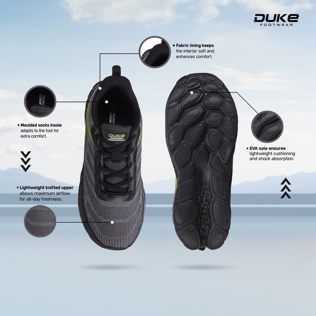 Duke Mens Hexa Boost Sports Shoes (FWOL2131)