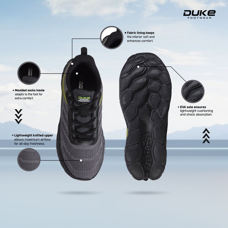 Duke Mens Hexa Boost Sports Shoes (FWOL2131)