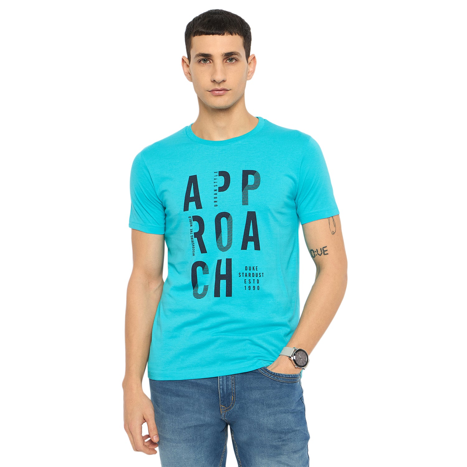 Duke Stardust Men Half Sleeve Cotton T-shirt (SDVP39)