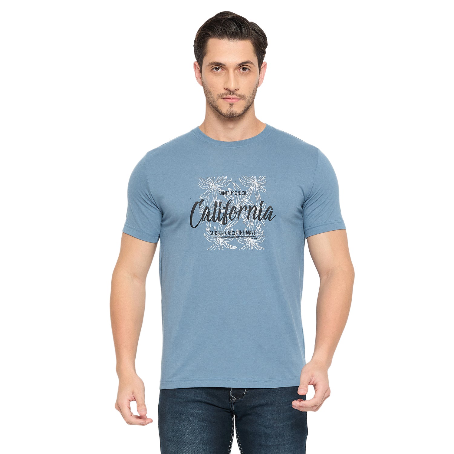 Duke Urban Men Half Sleeve Cotton Pack of 3 T-shirts  (ONSDVP42)