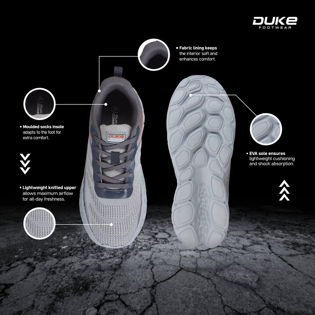Duke Mens Hexa Boost Sports Shoes (FWOL2131)