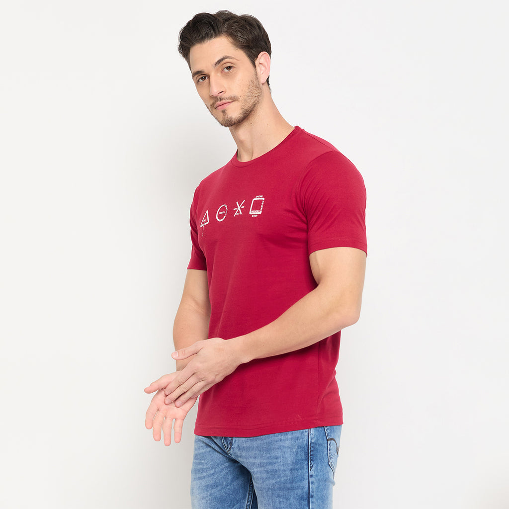 Duke Urban Men Half Sleeve Cotton Pack of 3 T-shirts  (ONSDVP42)