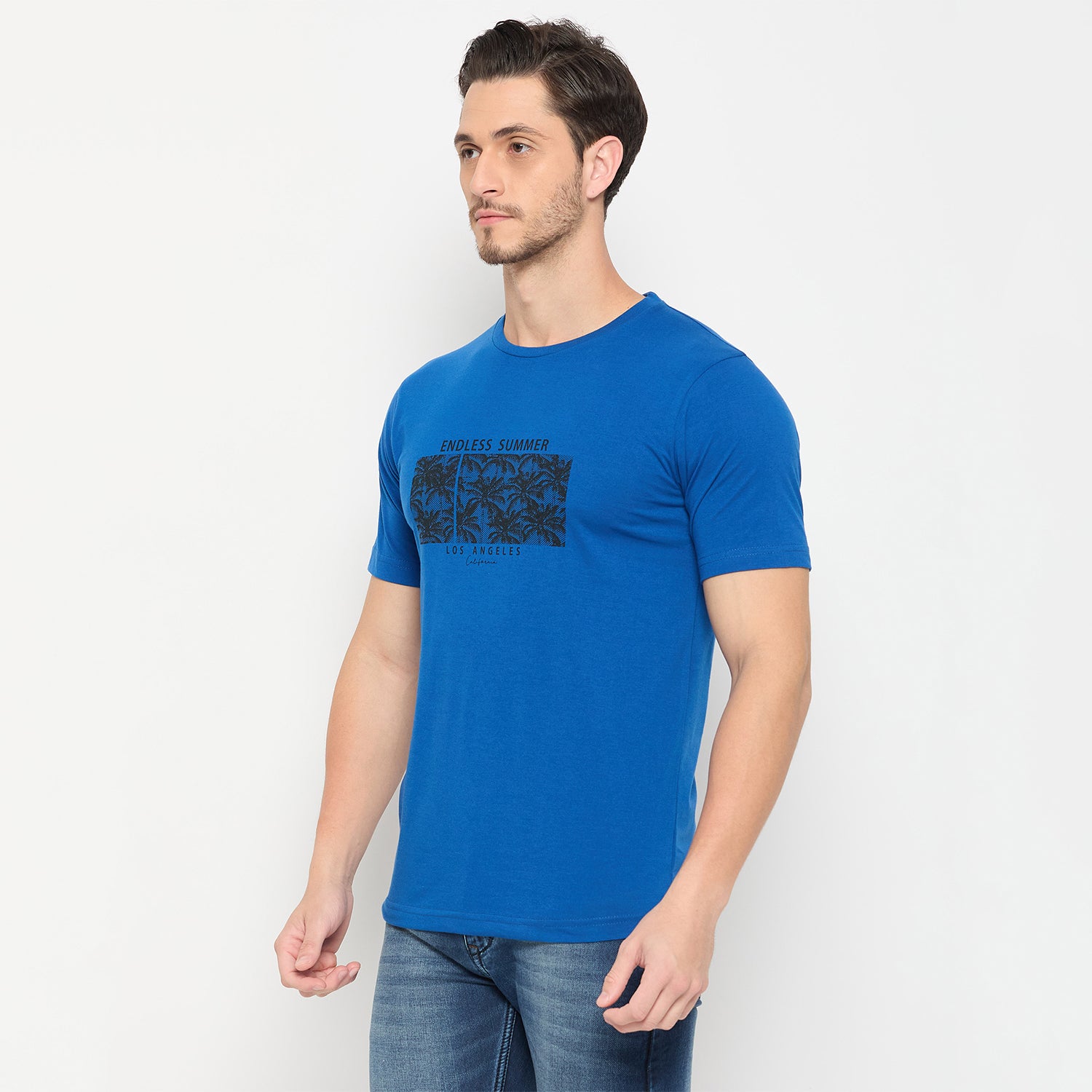 Duke Urban Men Half Sleeve Cotton Pack of 3 T-shirts  (ONSDVP42)