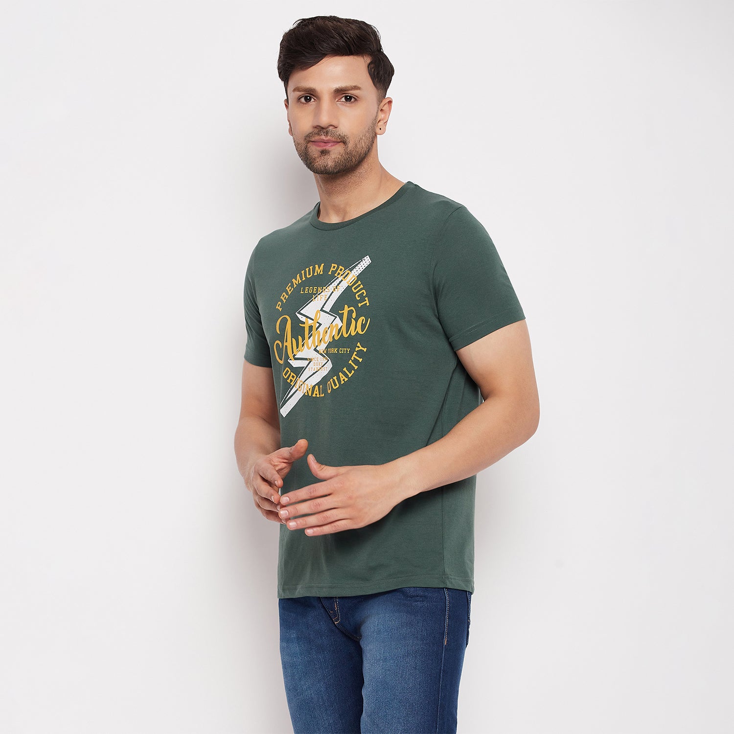 Duke Stardust Men Half Sleeve Cotton T-shirt (SDVP39)