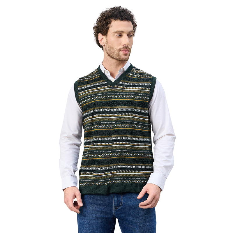 Duke Urban Men V Neck Sleeveless Reversible Sweater (SDS2274)