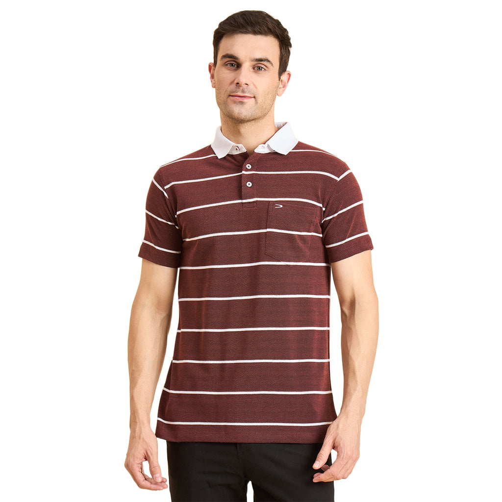 Duke Urban Men Half Sleeve Cotton Polo Tshirt (ON2153)