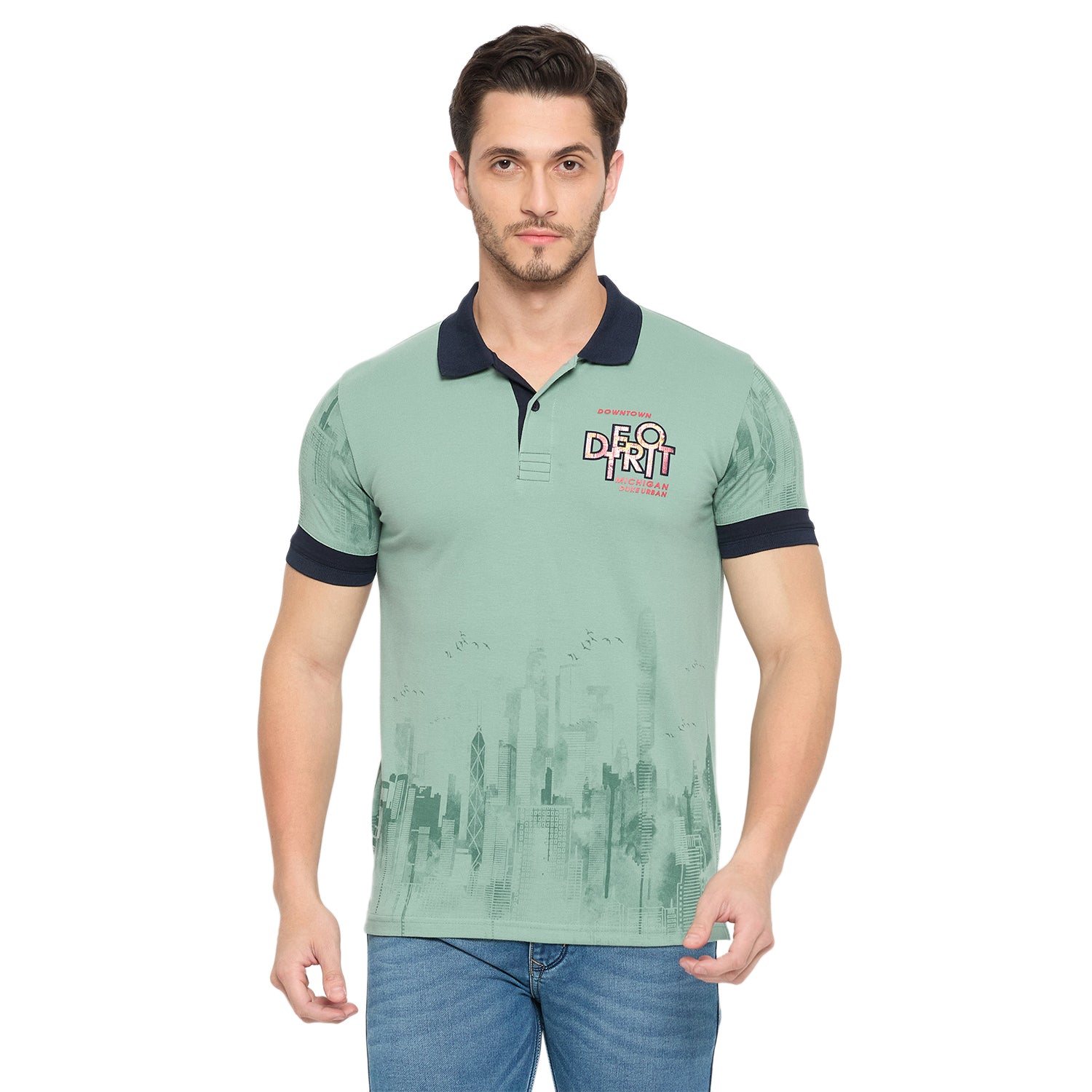 Duke Urban Men Half Sleeve Cotton T-shirt (ONLF264)