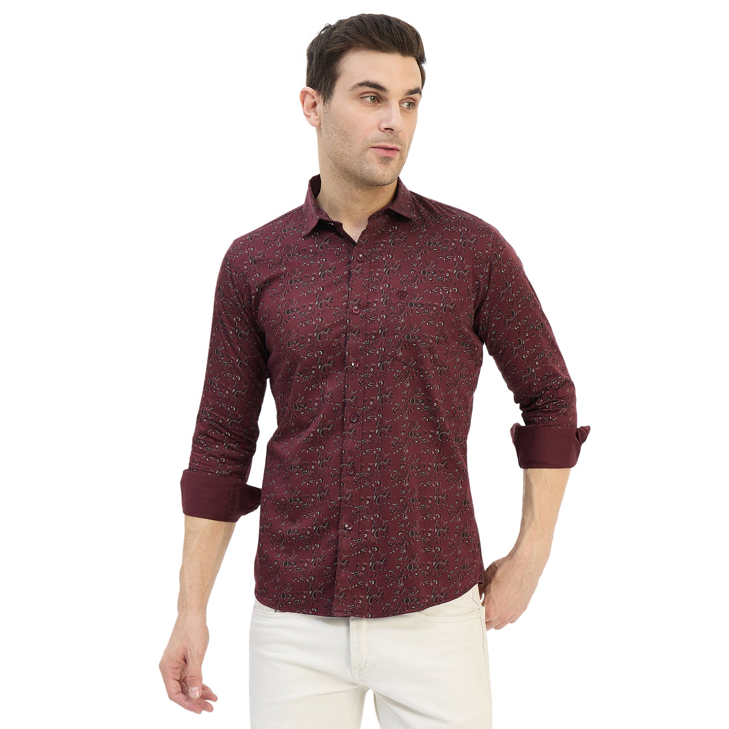 Duke Urban Men Full Sleeve Cotton Shirt (SDO8PRAN)
