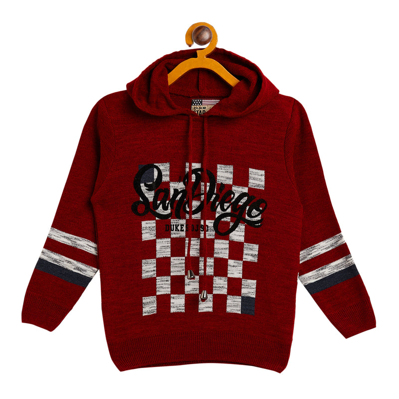 Duke Urban Boys Full Sleeve Hooded Pullover (SDS3550)