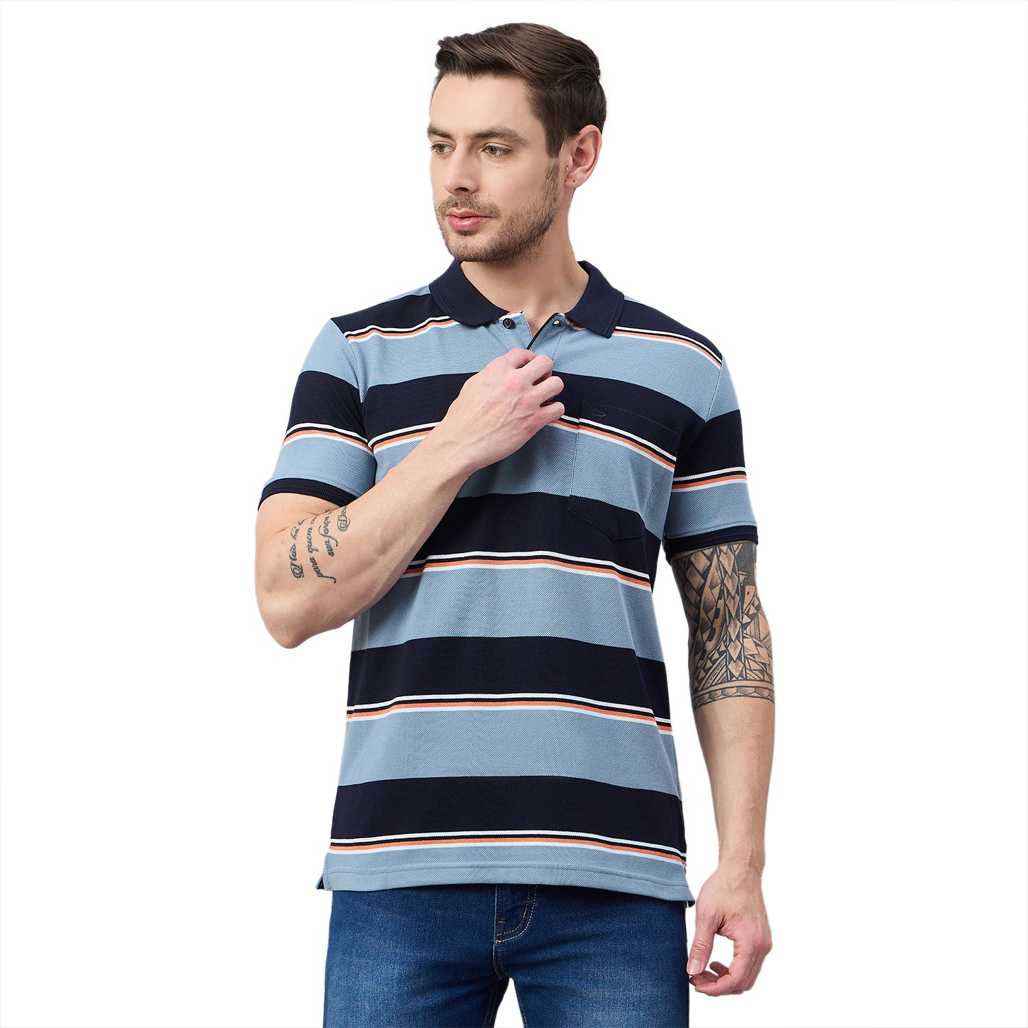 Duke Urban Men Half Sleeve Cotton Polo Tshirt (ON3127)