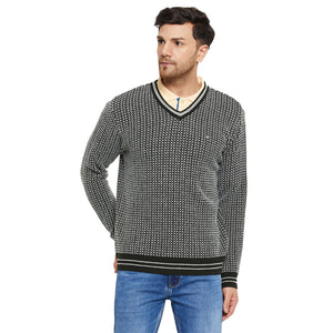 Duke Stardust Men Full Sleeve V Neck Sweater (SDS2119)
