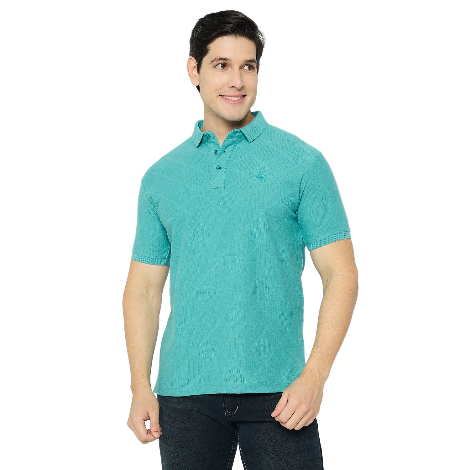 Duke Urban Men Half Sleeve Cotton Collared Tshirt (LF7558)