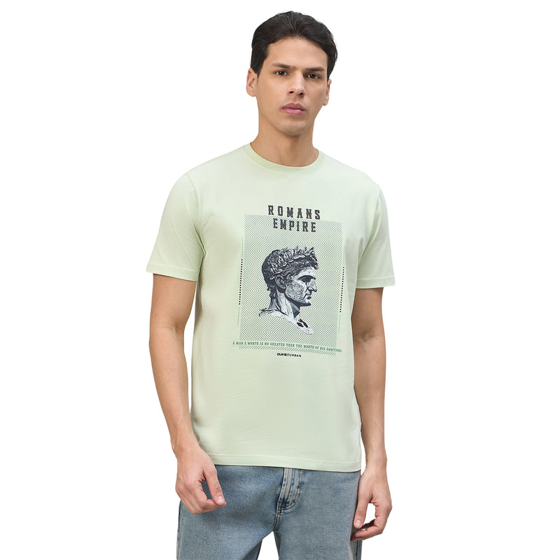 Duke Urban Men Graphic Print Half Sleeve Round Neck Casual Tshirt (LF7504)