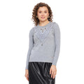 Duke Urban Women Full Sleeve Self Design Pullover (SDS882)