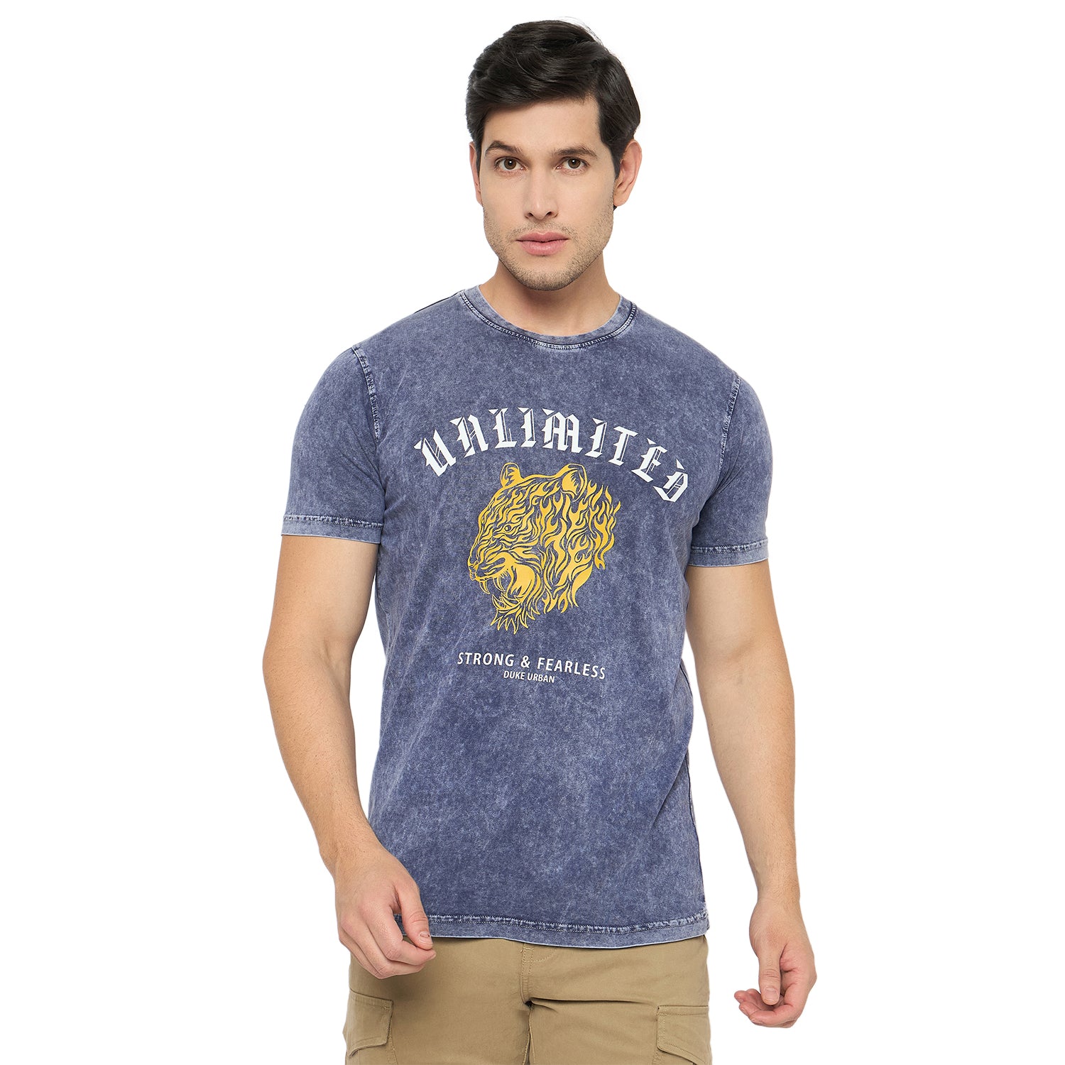 Duke Urban Men Half Sleeve Cotton Tshirt (LF7427)