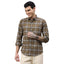 Duke Urban Men Checkered Full Sleeve Spread Collar Slim Shirt (SDO9CKR)