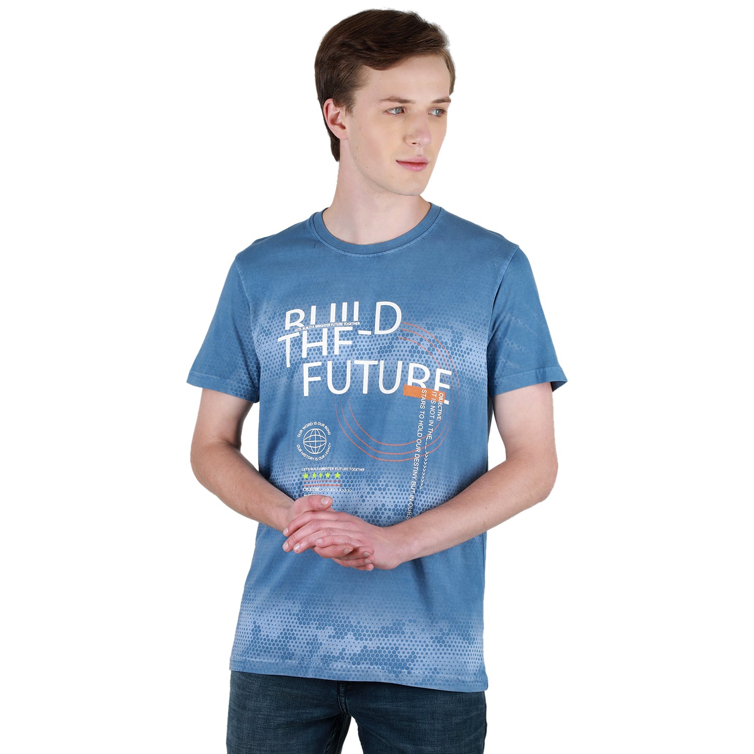 Duke Urban Men Half Sleeve Cotton Tshirt (LF7135)