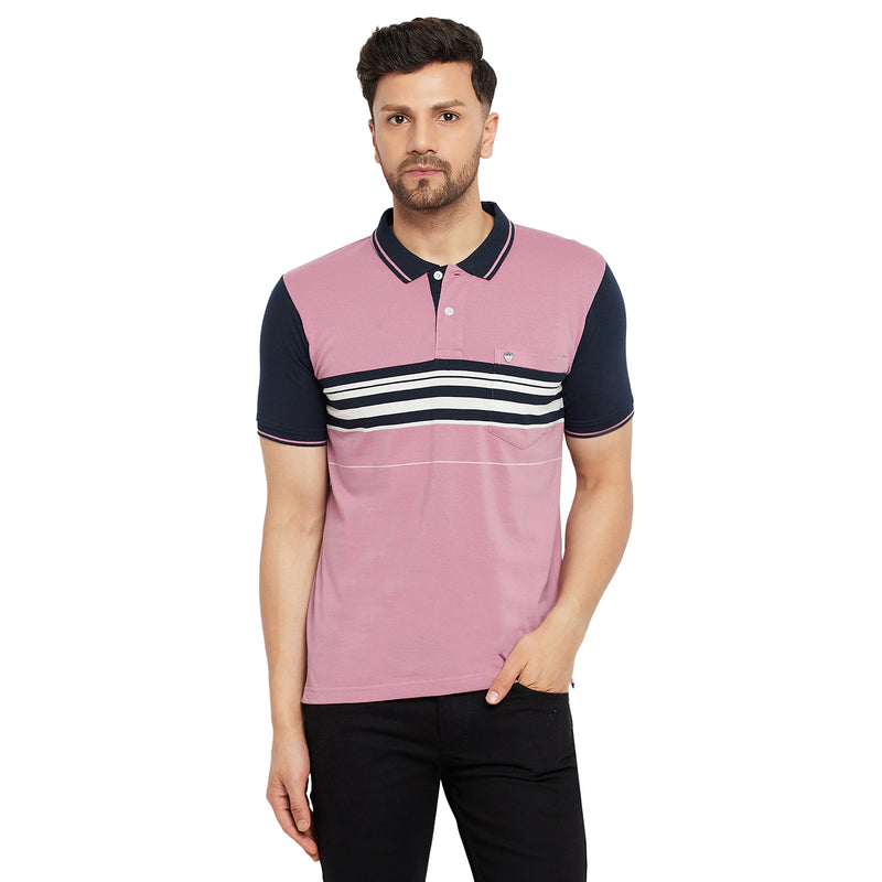 Duke Stardust Men Half Sleeve Polo Neck Cotton T-shirt (LF5721)