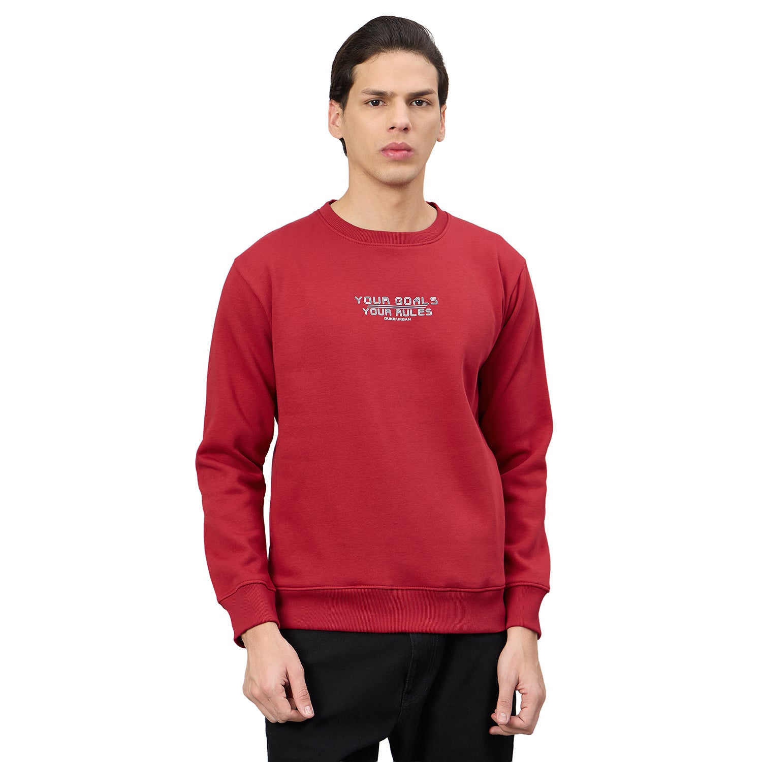 Duke Urban Men Round Neck Full Sleeve Regular Sweatshirt (LF6551)