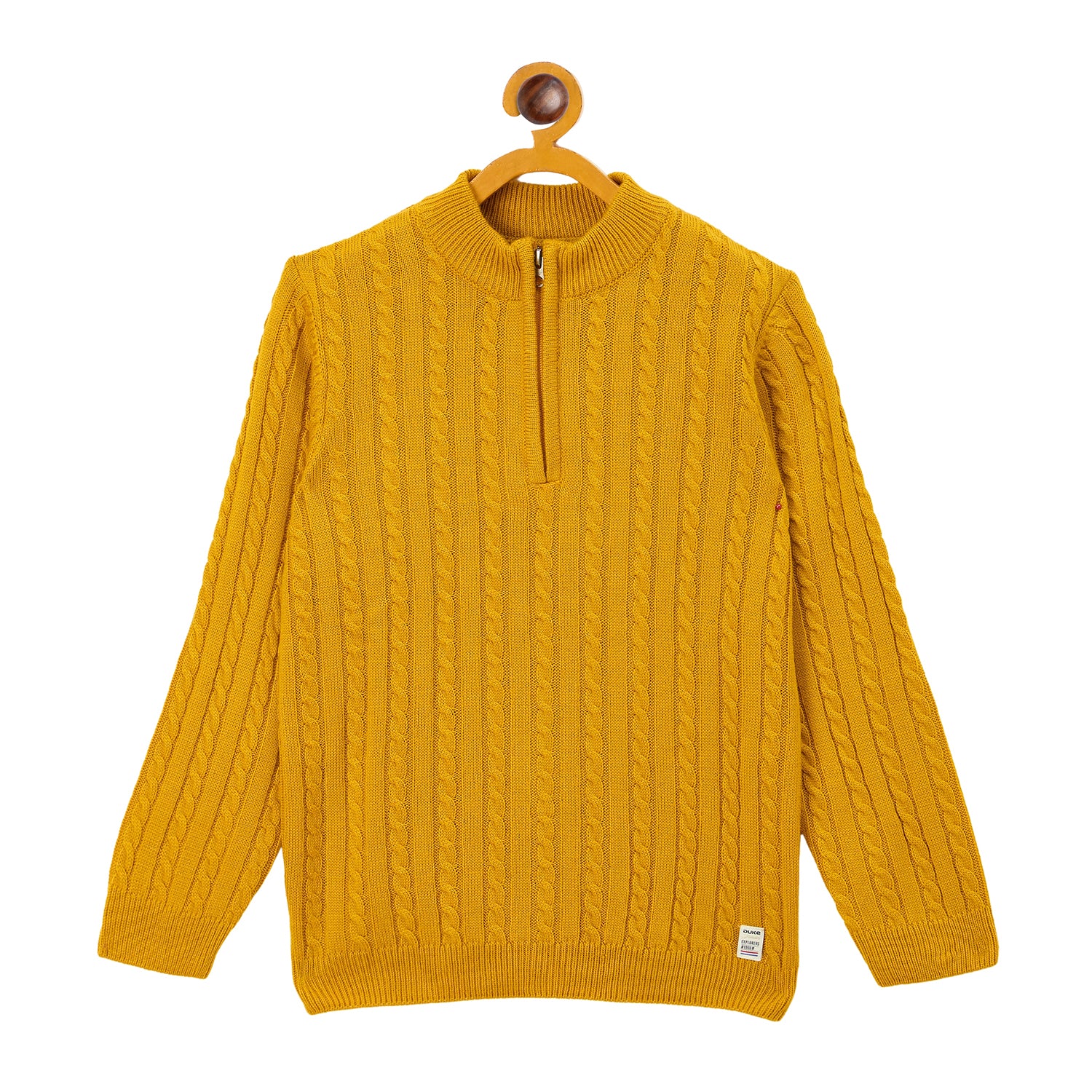 Duke Urban Boys Half Zip Full Sleeve Regular Sweater (S3621)