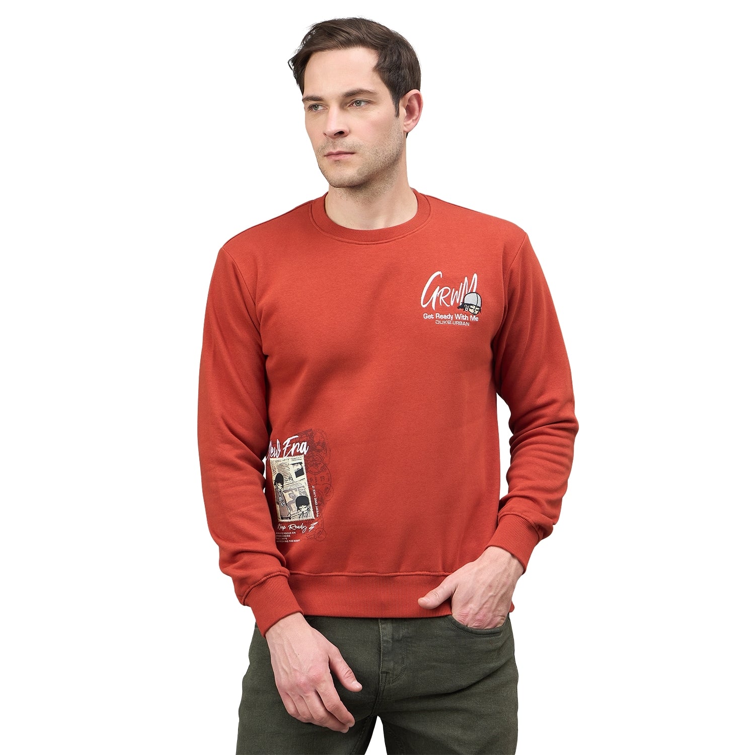 Duke Urban Men Printed Sweatshirt (LF6373)