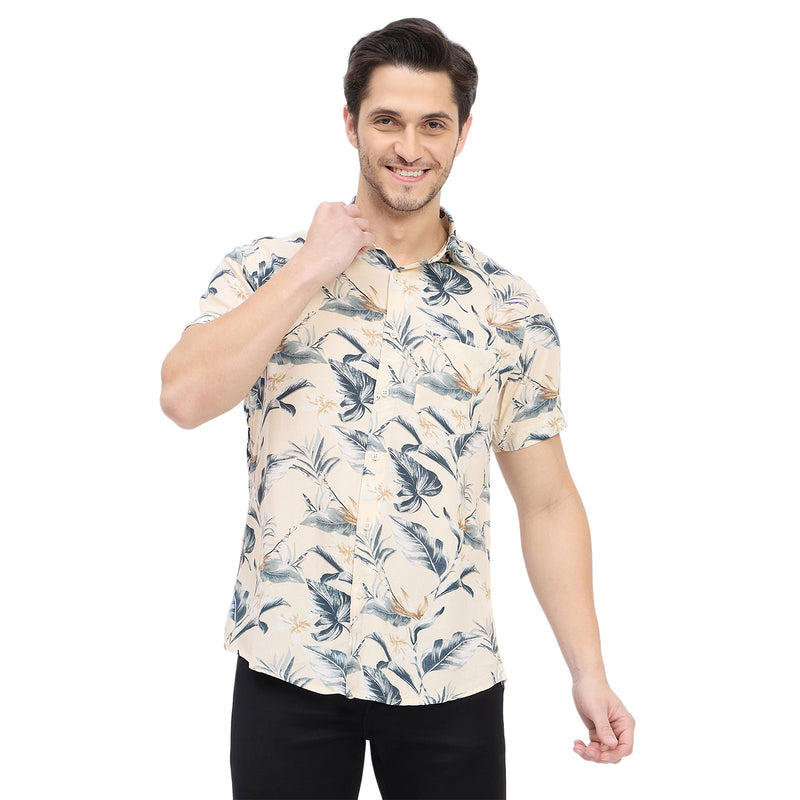 Duke Urban Men Half Sleeve Cotton Shirt (SDO2PRRC)