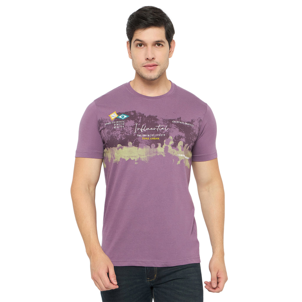 Duke Urban Men Half Sleeve Cotton Tshirt (LF7420)
