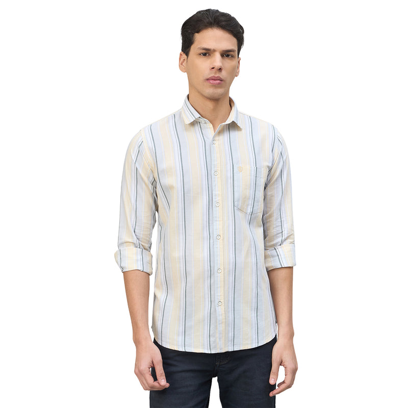 Duke Urban Men Checkered Pure Cotton Slim Fit Casual Full Sleeve Shirt (SDO9STF)