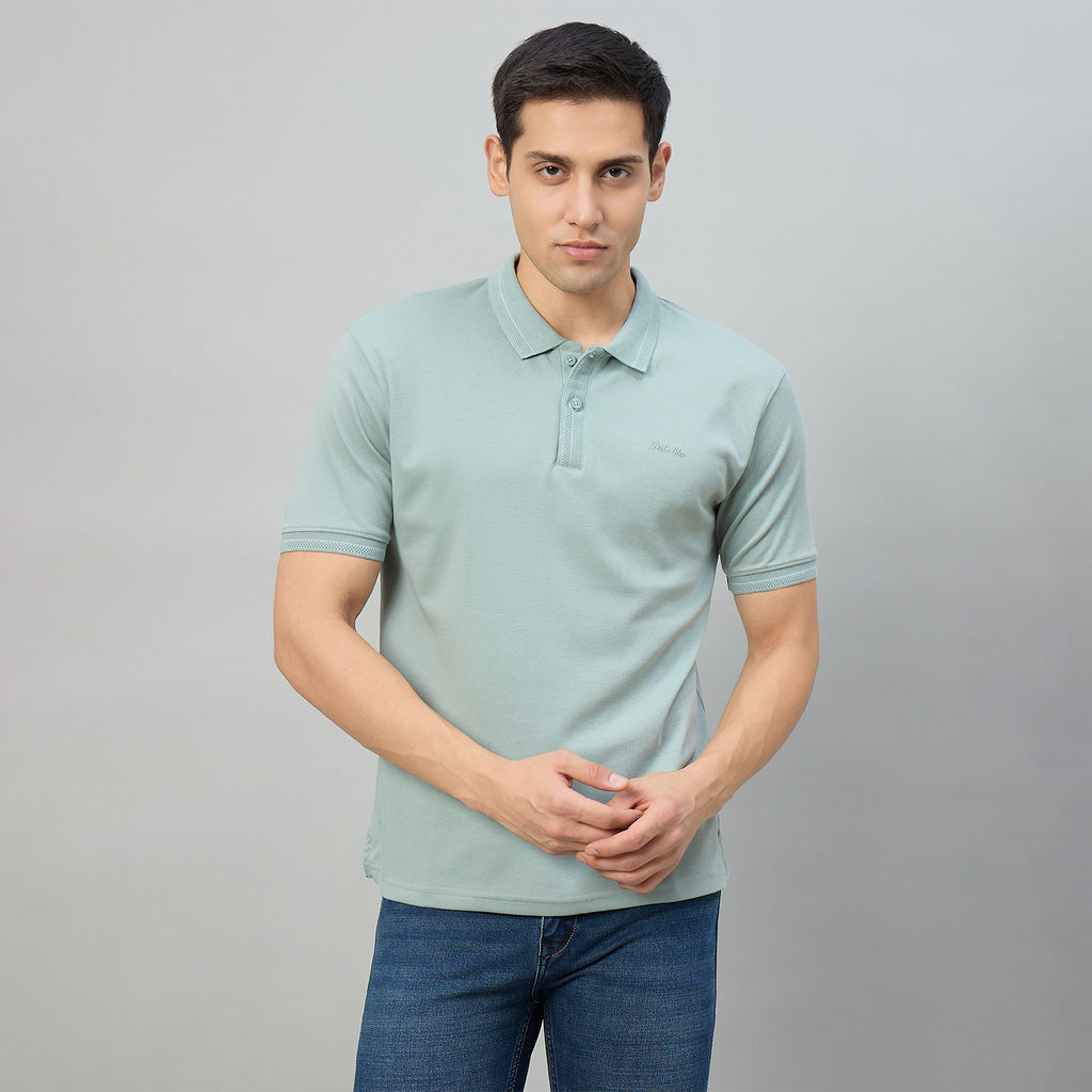Duke Men Half Sleeve Cotton Regualr Fit Casual T-shirt (LF7888)