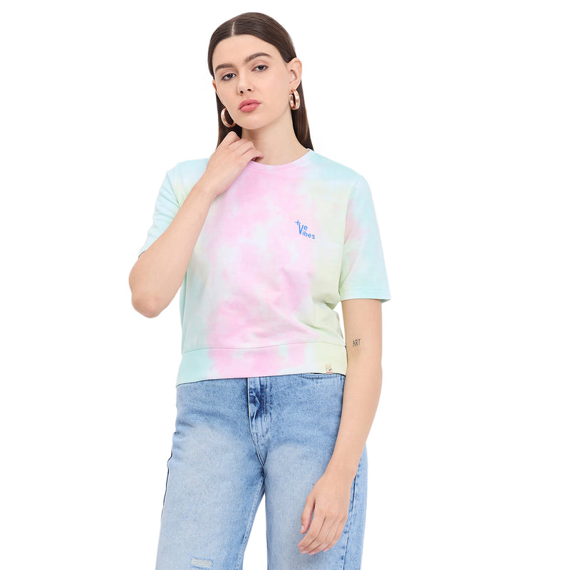 Duke Urban Women Half Sleeve Crop Top (LFX4203)