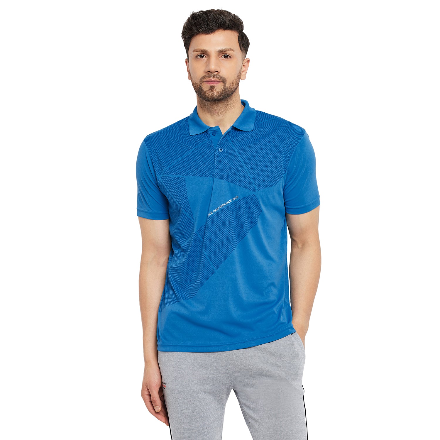 Duke Stardust Men Half Sleeve Polo Neck Cotton T-shirt (GD1213)