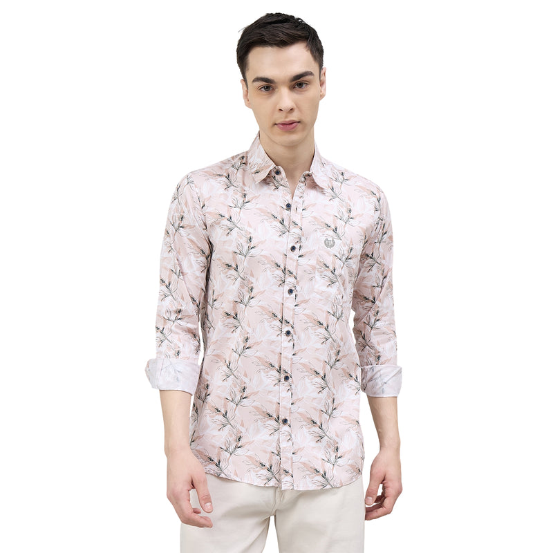 Duke Urban Men Floral Print Full Sleeve Slim Shirt (SDO6PRIE)