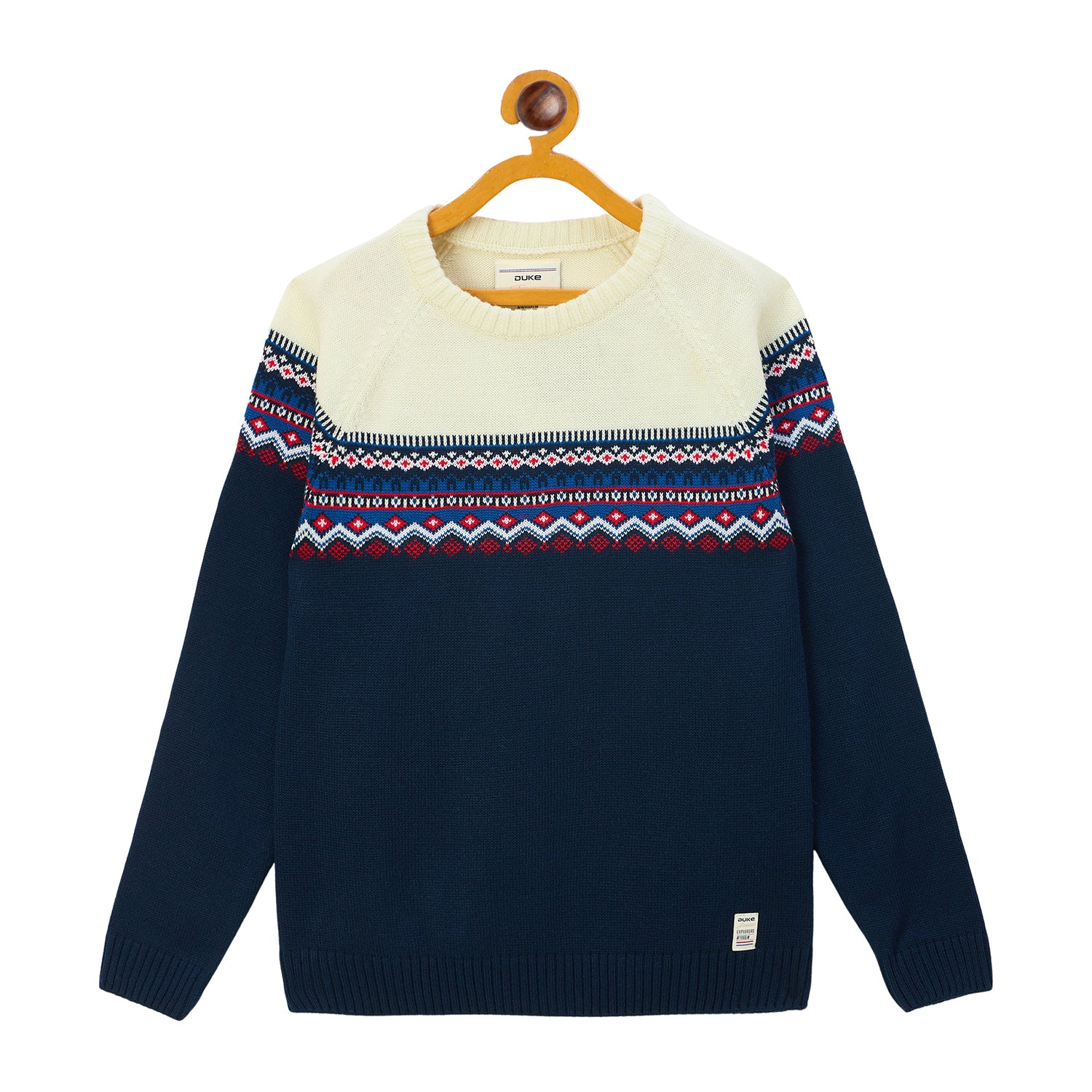 Duke Urban Boys Round Neck Full Sleeve Regular Sweater (S3610)