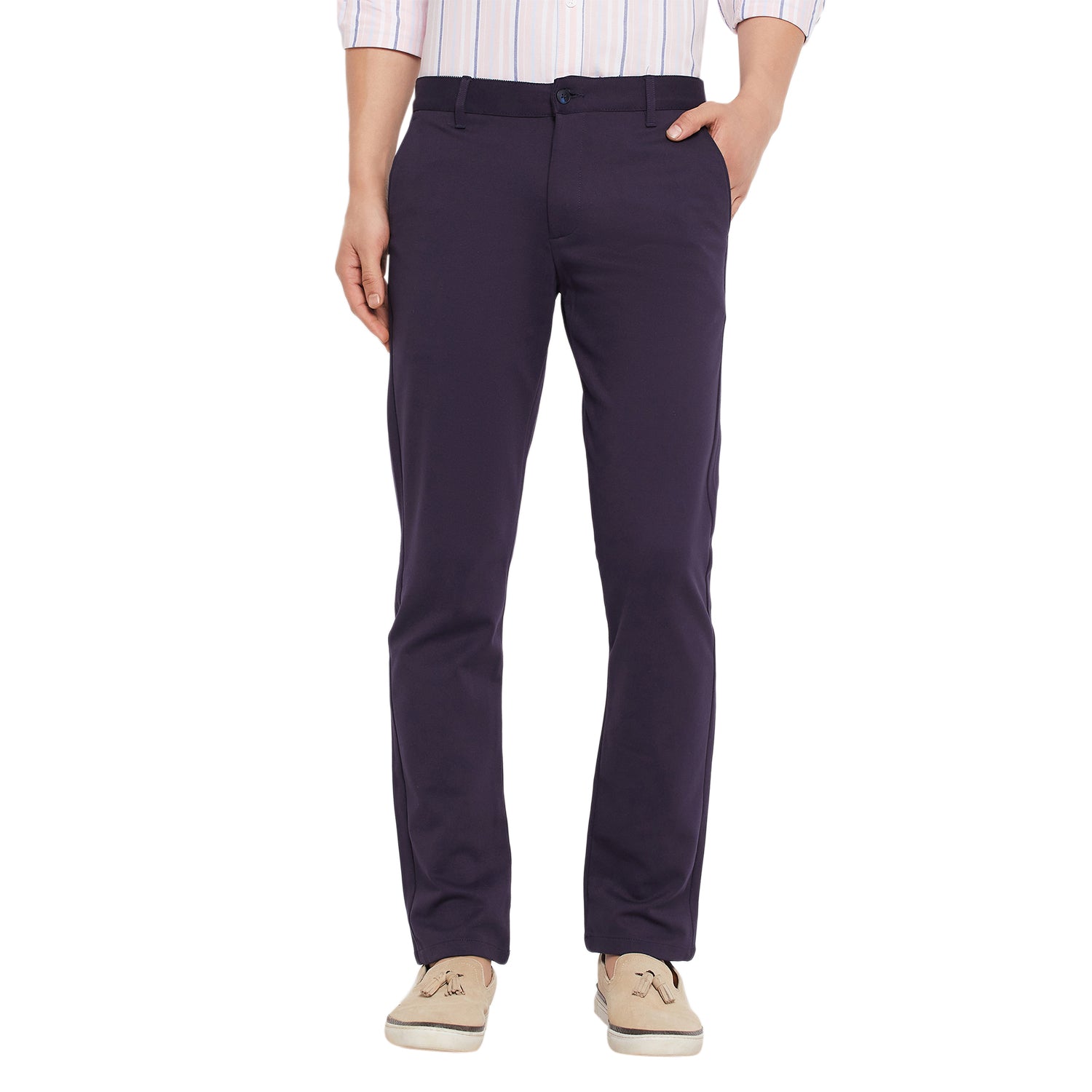 Duke Urban Men Slim Fit Cotton Trousers (SDT4577)