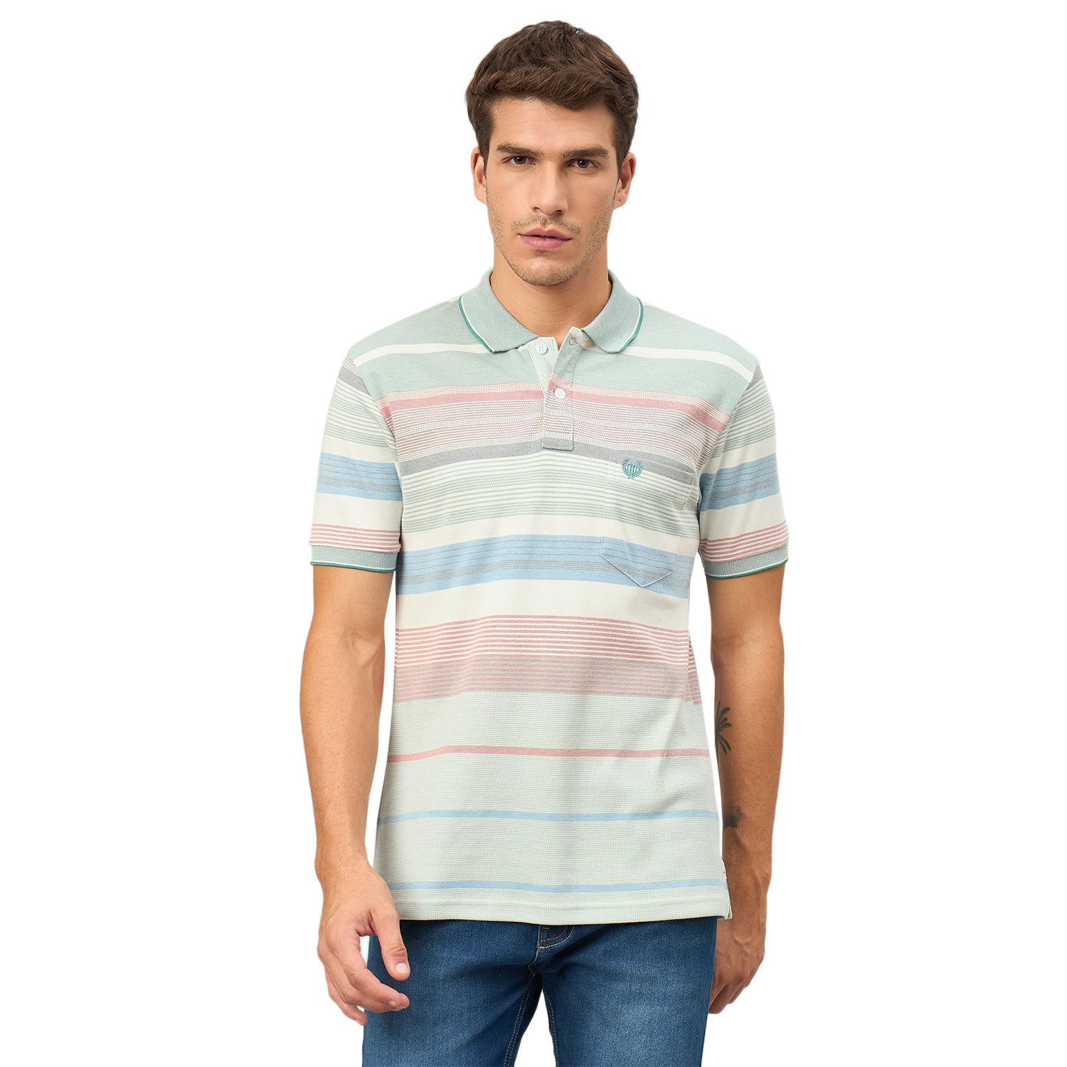 Duke Urban Men Half Sleeve Cotton Tshirt (LF7653)