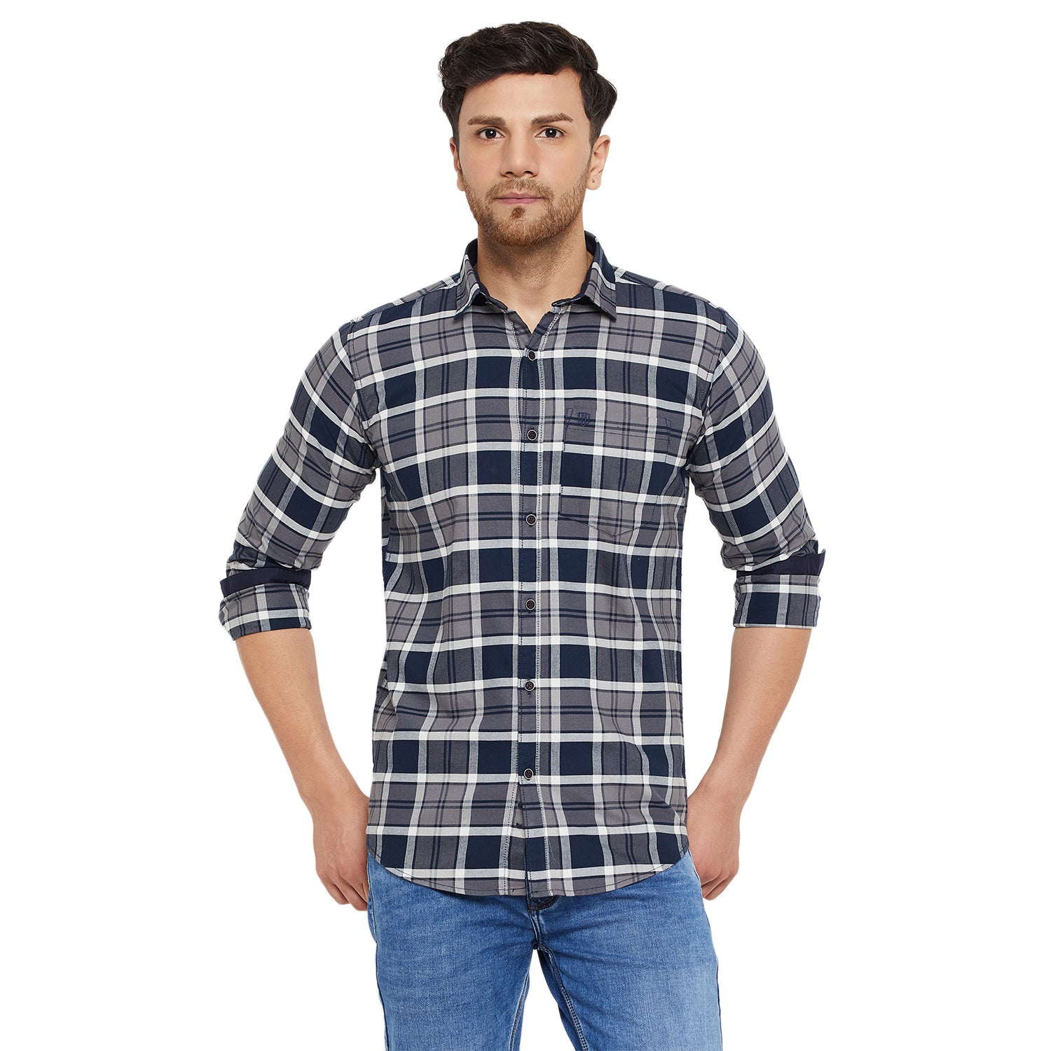 Duke Urban Men Full Sleeve Cotton Shirt (SDO5CKOM)