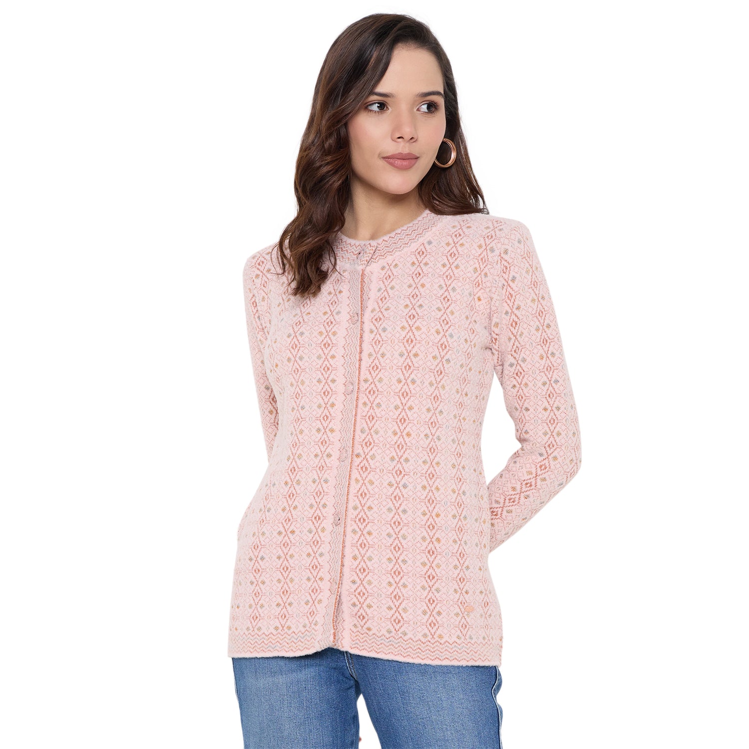 Duke Urban Women Full Sleeve Front Open Sweater (SDS1279)