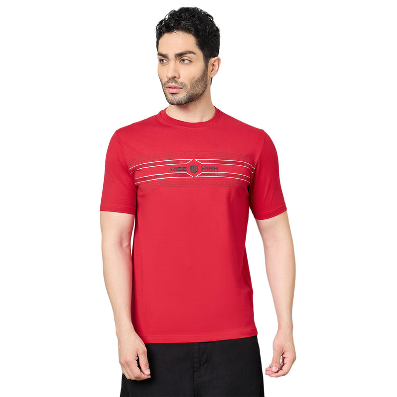 Duke Urban Men Half Sleeve Cotton Tshirt (LF7542)