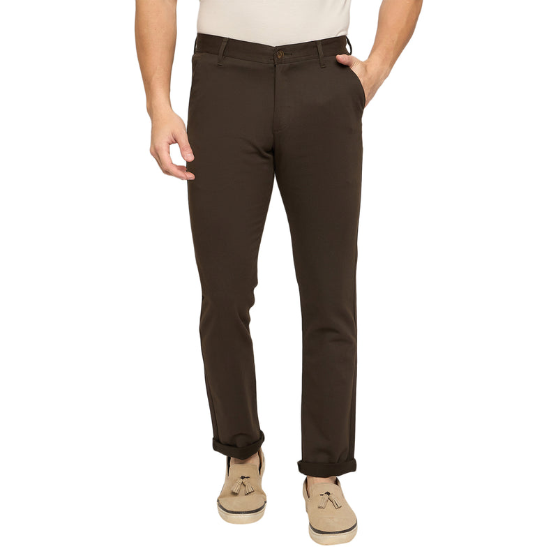 Duke Urban Men Flatfront Narrowfit Chinos Trousers (SDT4570)
