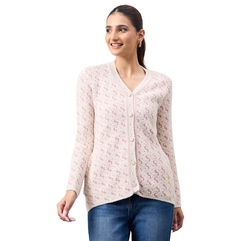 Duke Urban Women Full Sleeve Front Open Regular Cardigan (SDS1333)