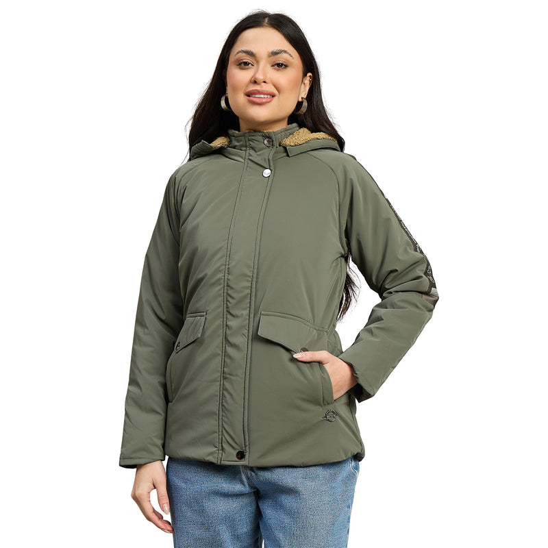 Duke Urban Women Short Style Full Sleeve Hooded Jacket (SDZ4009N)