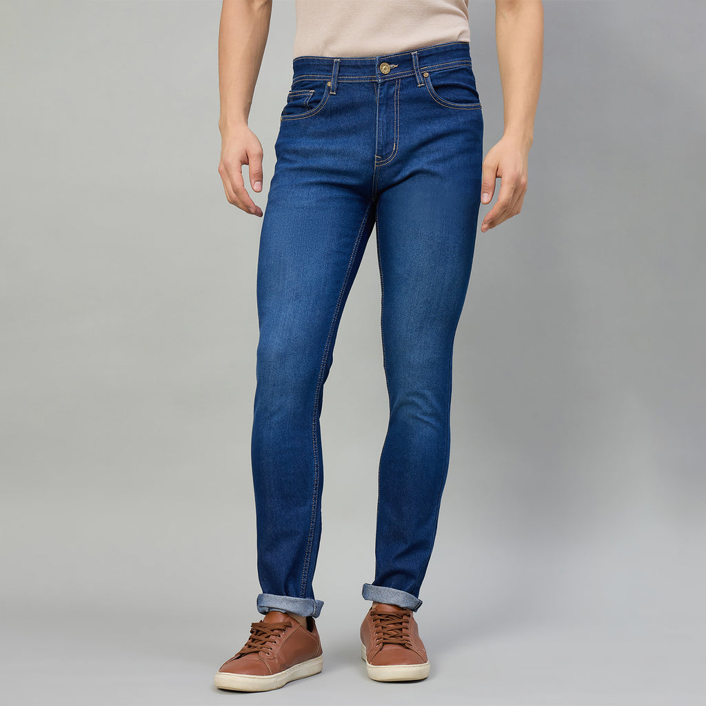 Duke Men Narrow Fit Stretchable Jeans (SD5900NR)