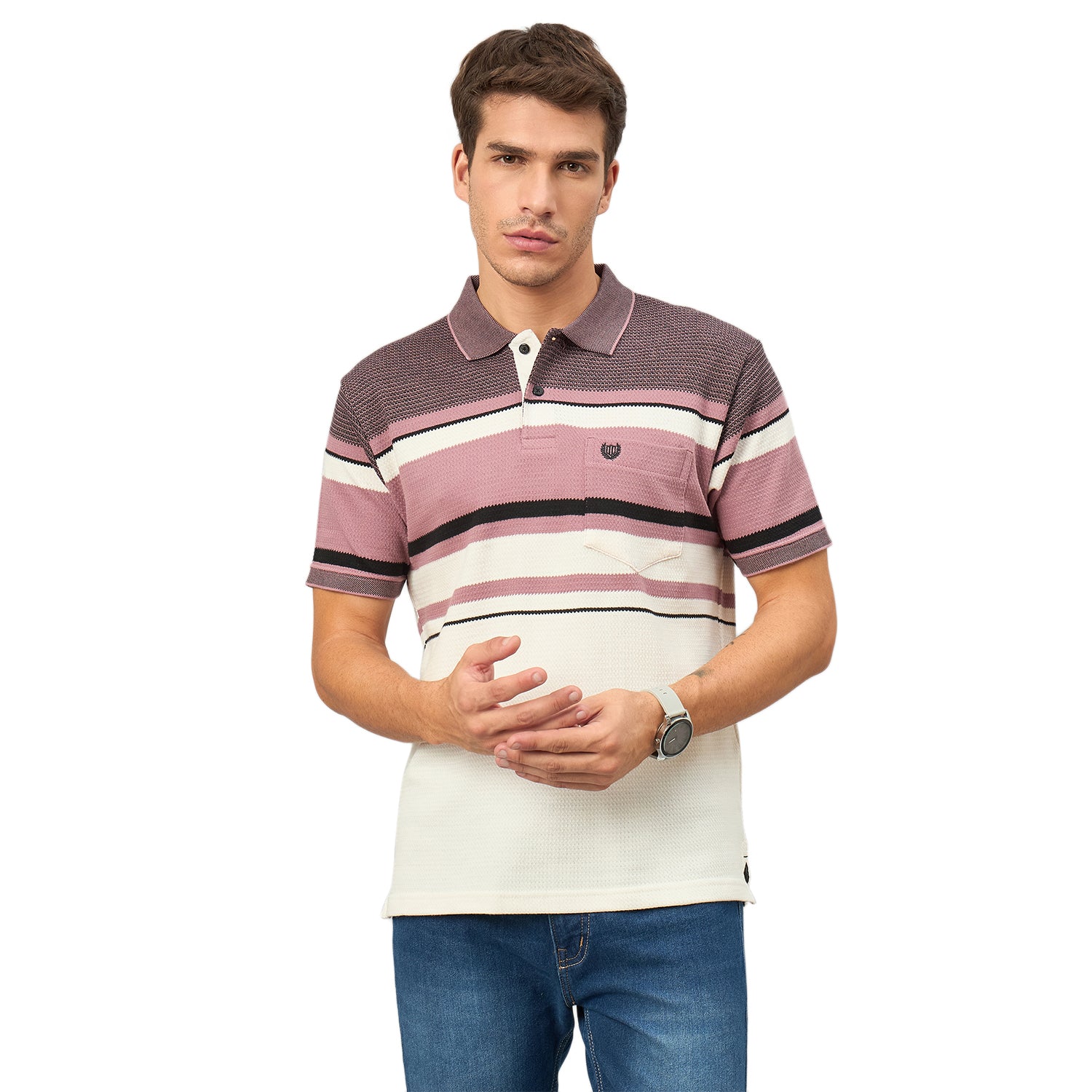 Duke Urban Men Half Sleeve Cotton Tshirt (LF7595)