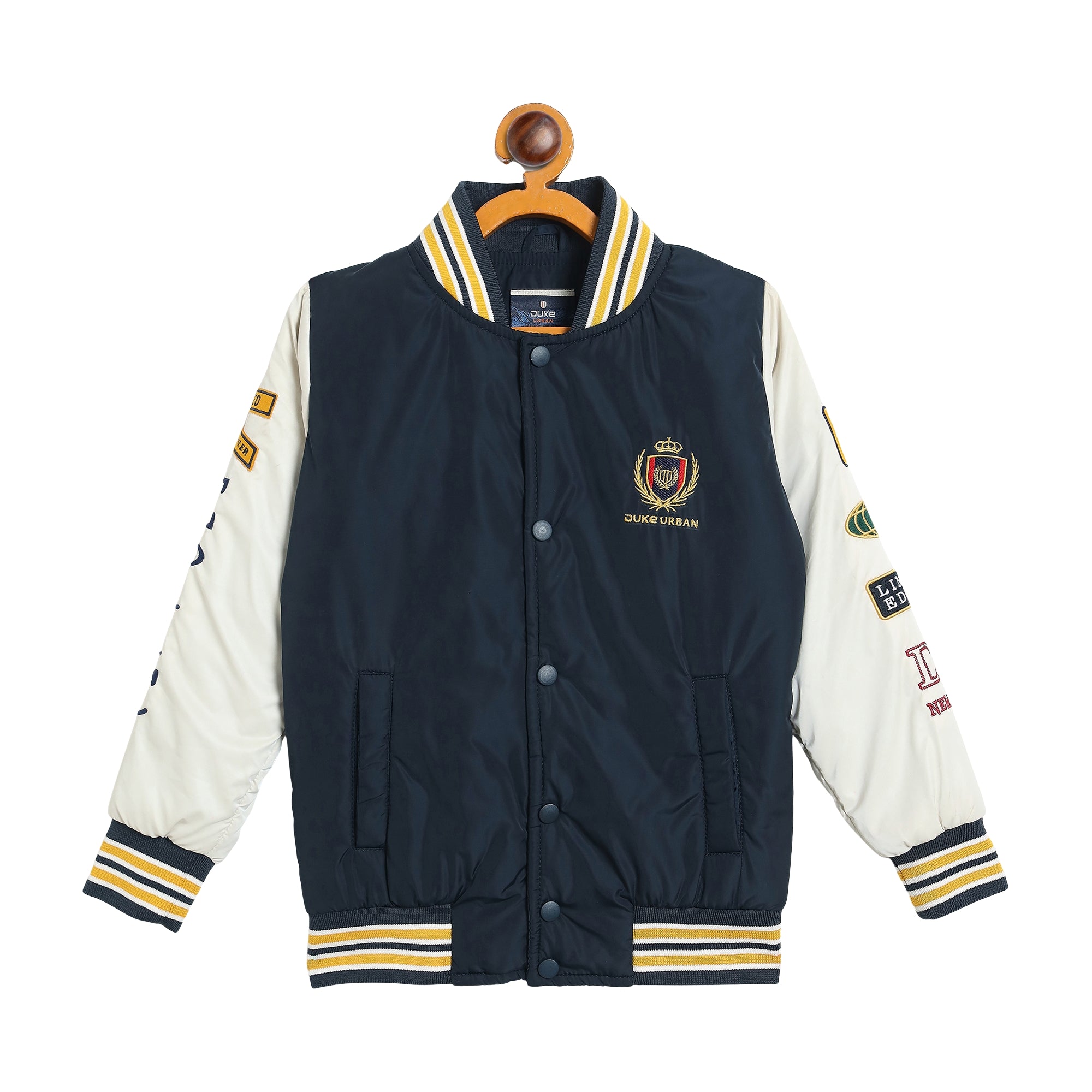 Duke Urban Boys Full Sleeve Printed Varsity Jacket (SDZ5024)