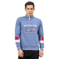 Duke Men Full Sleeve Half Zip Regular Sweatshirt (LF6494)