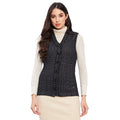 Duke Urban Women Sleeveless Self Design Cardigan (LQS9787)